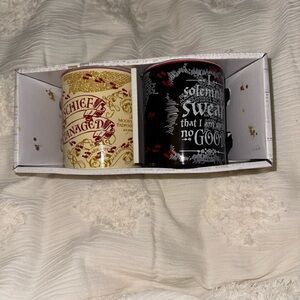 Harry Potter Black and Cream Magic Mug Set